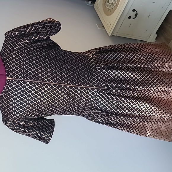 Black & Gold Elegant LLR Amelia Dress - Picture 3 of 8